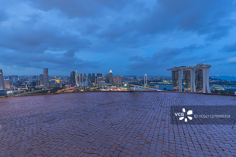 新加坡城市街道图片素材