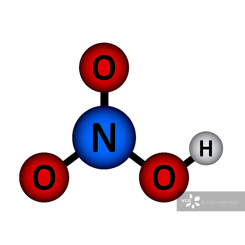 硝酸分子图标图片素材