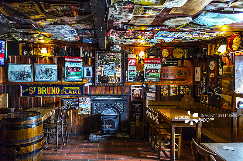 传统的爱尔兰酒吧!图片素材