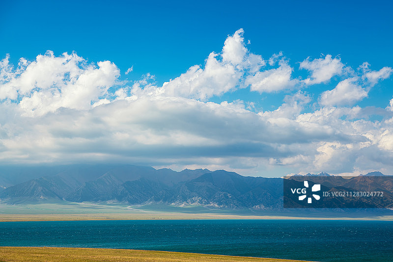 中国新疆赛里木湖景区图片素材