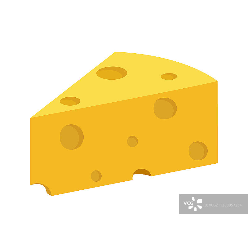 奶制品块奶酪简单的颜色形象图片素材