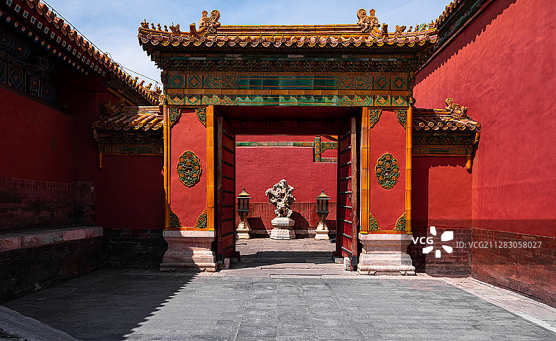 北京故宫游园图片素材