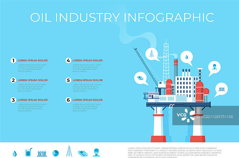 石油工业平油平台图片素材