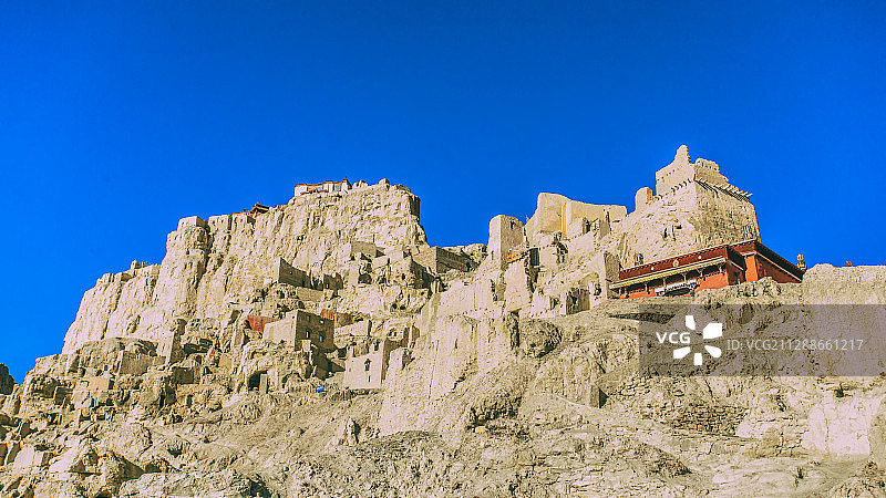 中国西藏阿里地区札达县札达土林国家地质公园古格王朝遗址图片素材