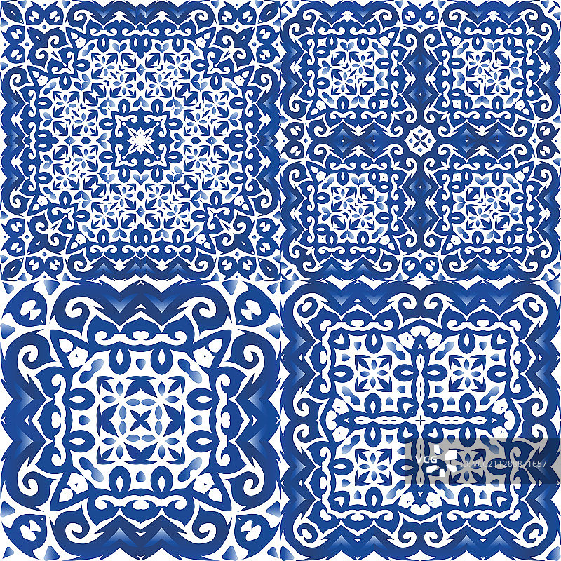 葡萄牙阿祖列霍的民族瓷砖图片素材
