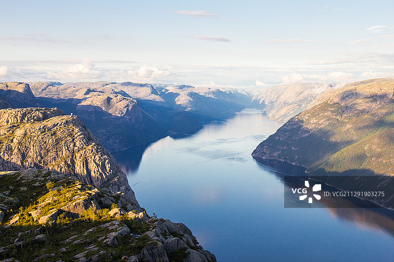 山脉景观，Ryfylke，挪威图片素材