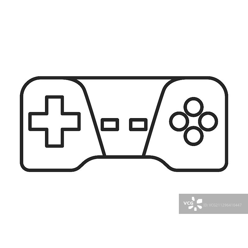 游戏操纵杆图标轮廓图标图片素材