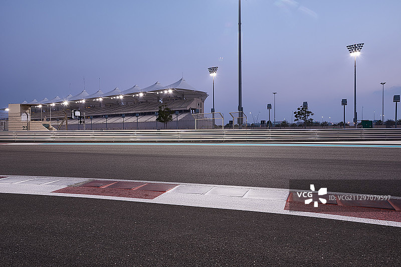 迪拜国际赛车场F1赛道图片素材
