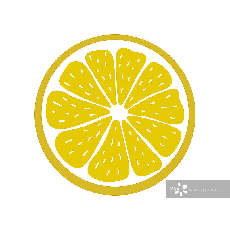 多汁柠檬图标股票图片素材