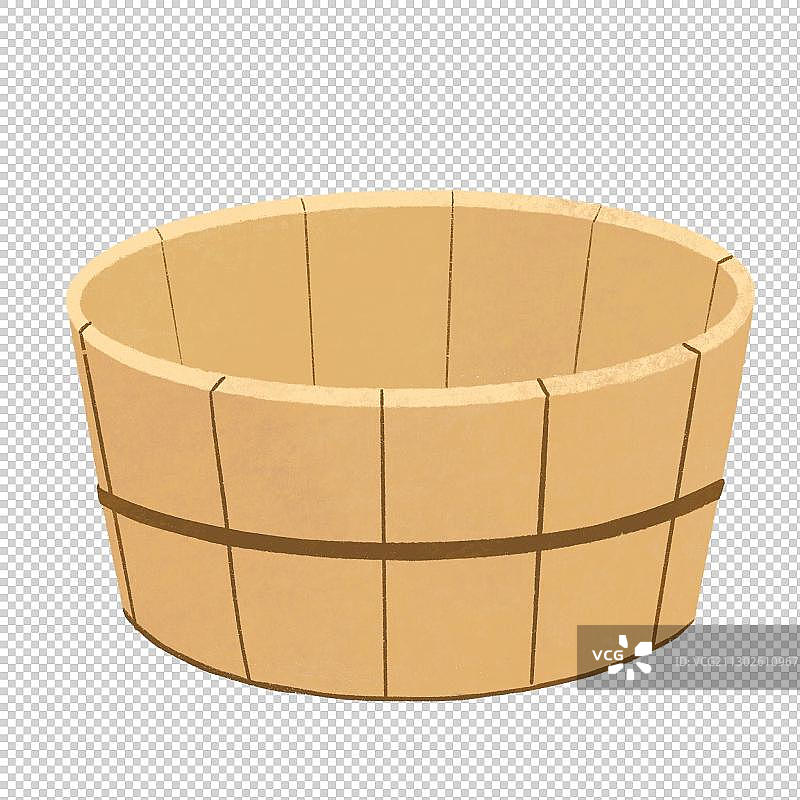 木制容器木桶图片素材