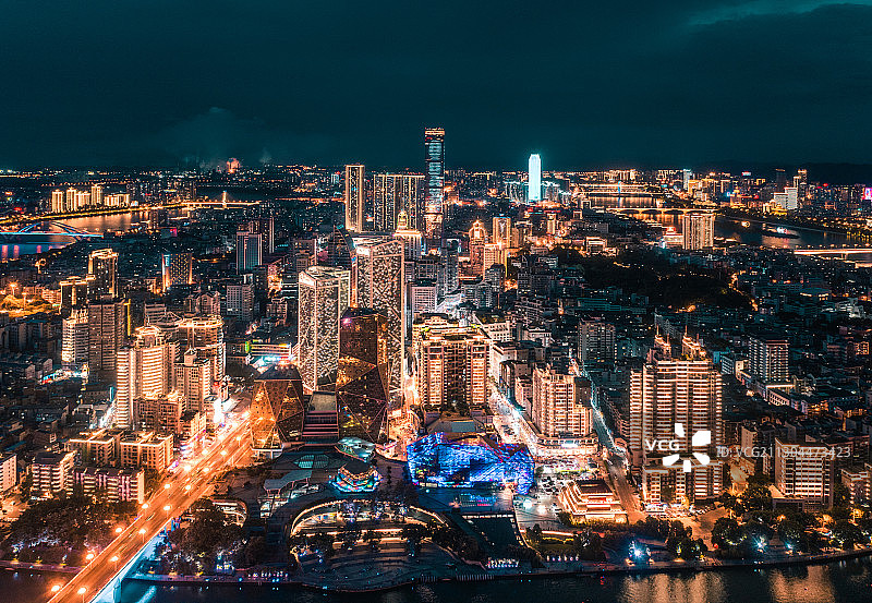 柳州城市天际线图片素材