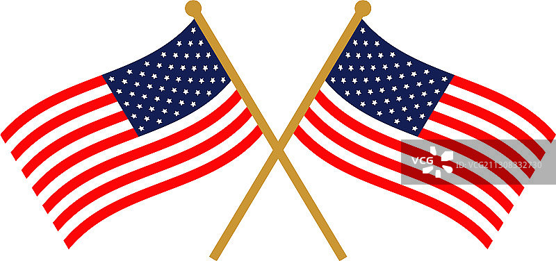 美国国旗图标设计模板图片素材