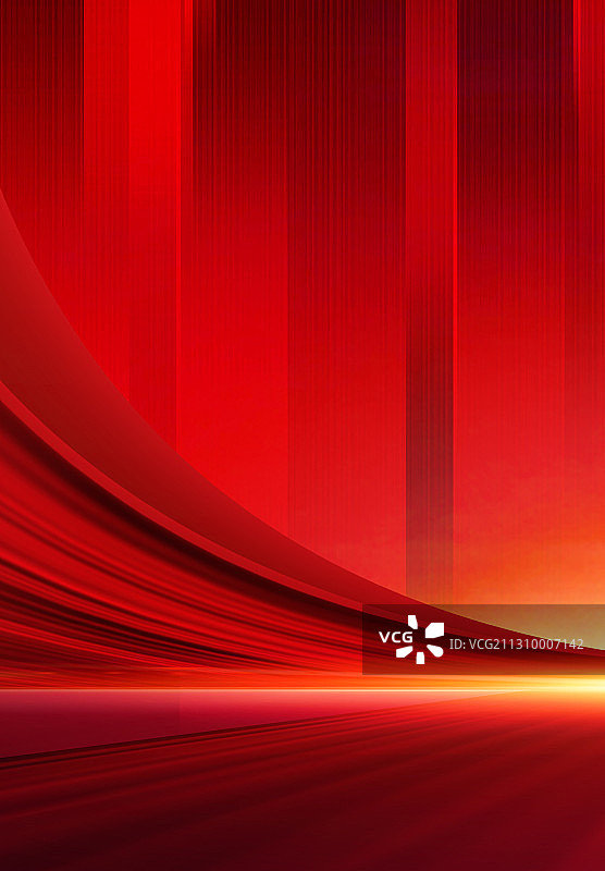 红色丝带简约大气背景图片素材