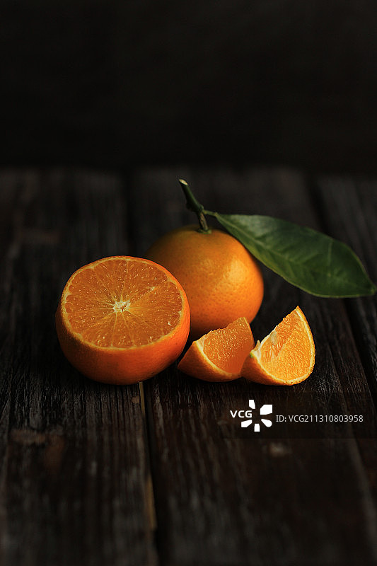 切开的橙子 水果 桔柑 健康食物图片素材