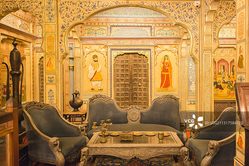 印度金城杰伊瑟尔梅尔城堡博物馆图片素材