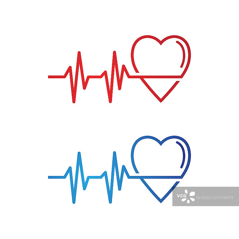 艺术设计健康医疗心跳脉搏图片素材