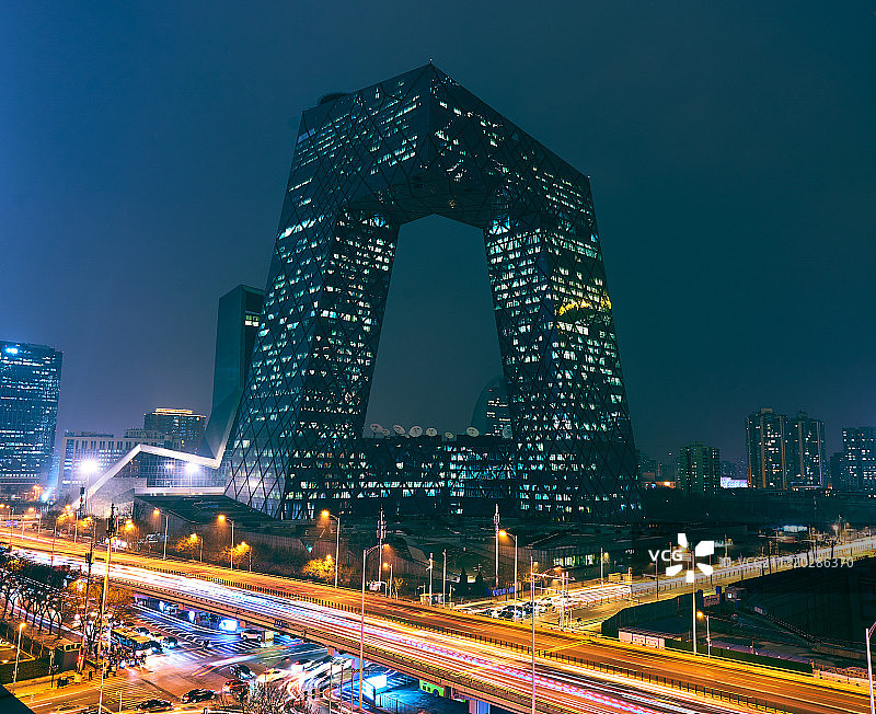 繁华北京夜图片素材