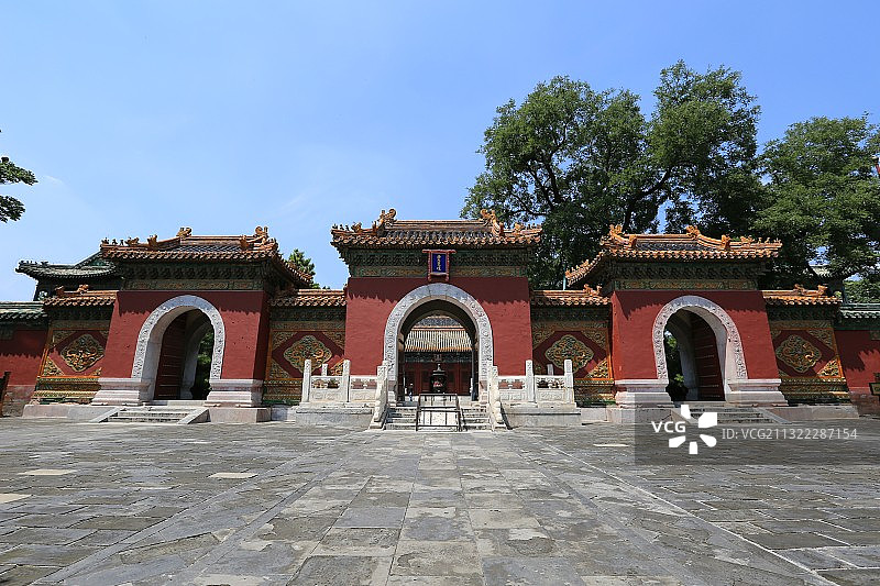 北京北海公园西天梵境牌坊图片素材