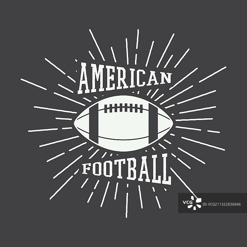 老式地毯和美式足球的标签图片素材