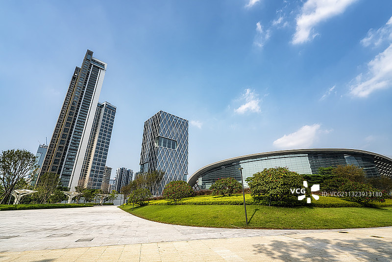 深圳城市现代建筑街景图片素材