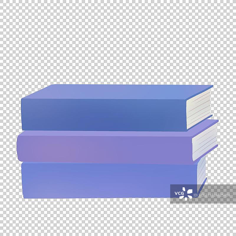 一堆书蓝紫色图片素材
