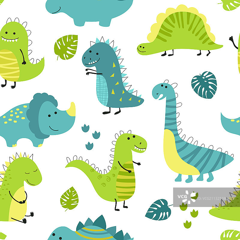可爱的恐龙，可爱的小恐龙图片素材