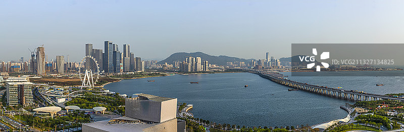 深圳欢乐港湾全景大范围接片图片素材