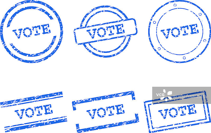 投票的邮票图片素材