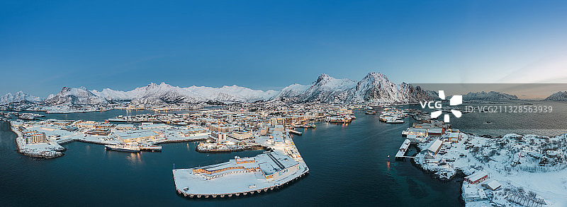 美丽的挪威小镇图片素材