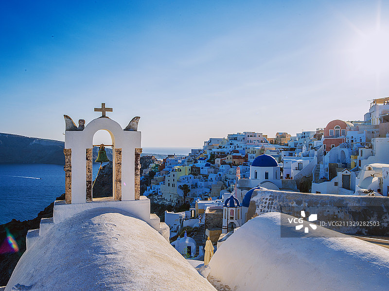 希腊圣托里尼岛风格图片素材