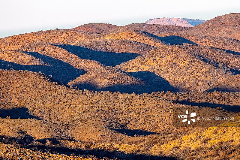 风景优美的沙漠对天空，南澳大利亚，澳大利亚图片素材