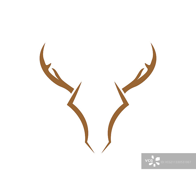 鹿标志图标设计图片素材