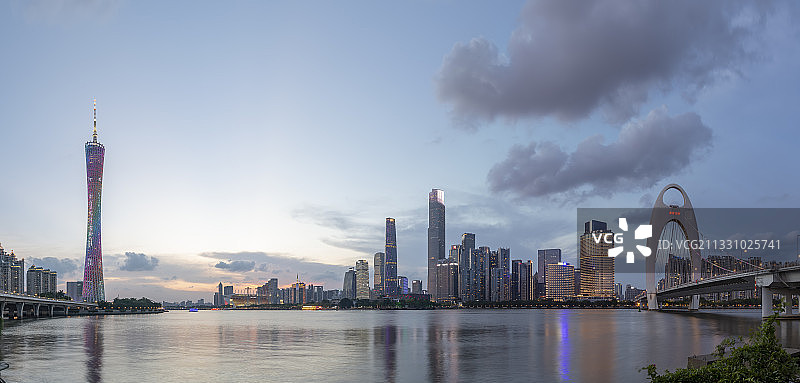 中国广州城市风光背景图图片素材