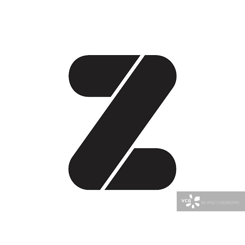 字母z简单的几何标志图片素材