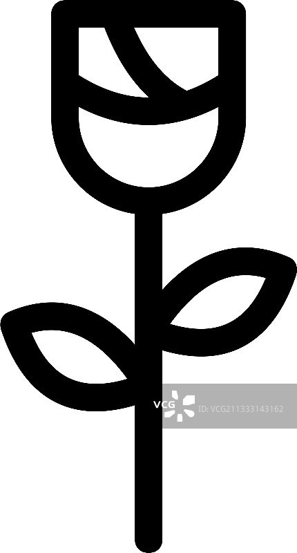 玫瑰图标或标志孤立符号符号图片素材
