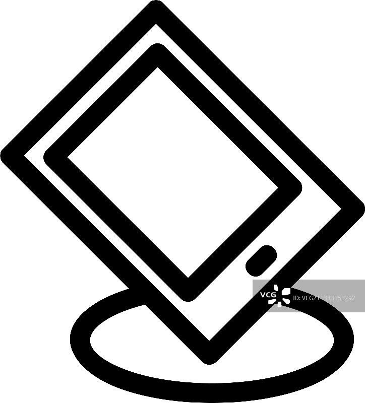 平板图标或标志孤立符号符号图片素材