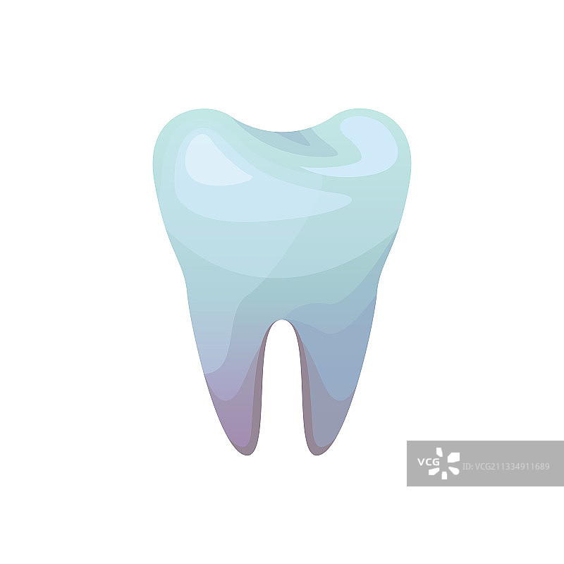 孤立一个臼齿的牙齿图标图片素材