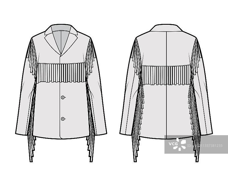 西式夹克衫的技术时尚搭配图片素材