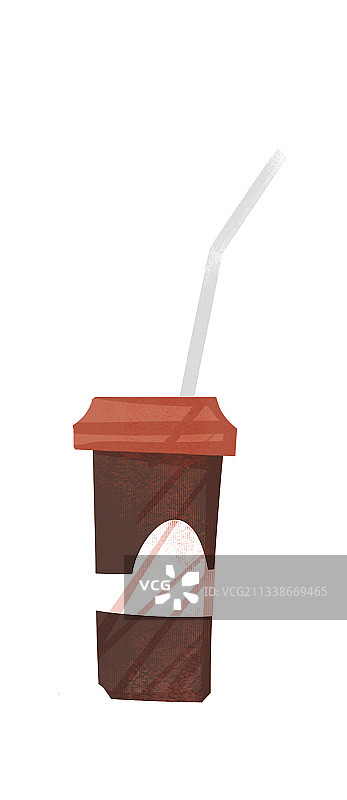 咖啡饮品杯子插画元素图片素材