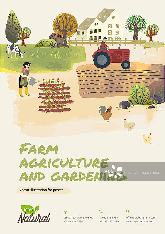 有机农业，农业和园艺图片素材
