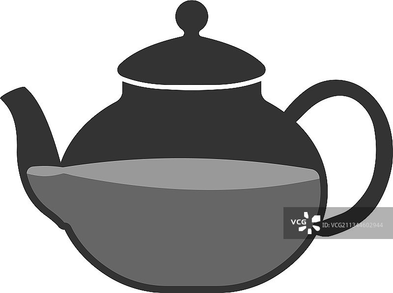 一个用来泡茶的玻璃茶壶图片素材