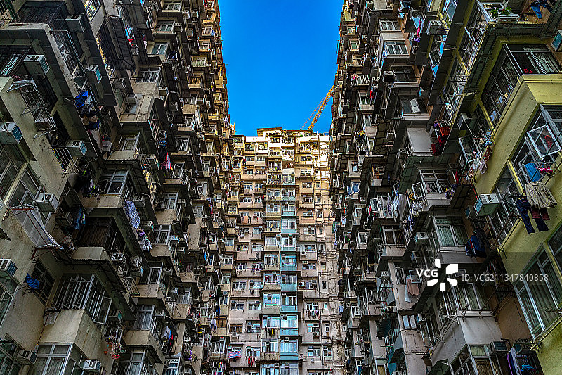 中国香港鲗鱼涌怪兽大楼图片素材