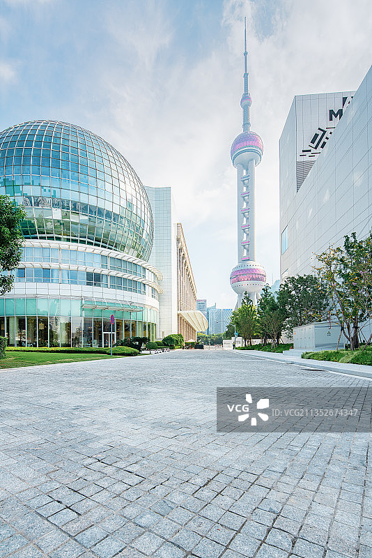 上海国际会议中心道路图片素材