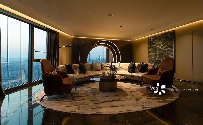 重庆市渝中区特色高端酒店内场景设计建筑排列智家设计元素图片素材