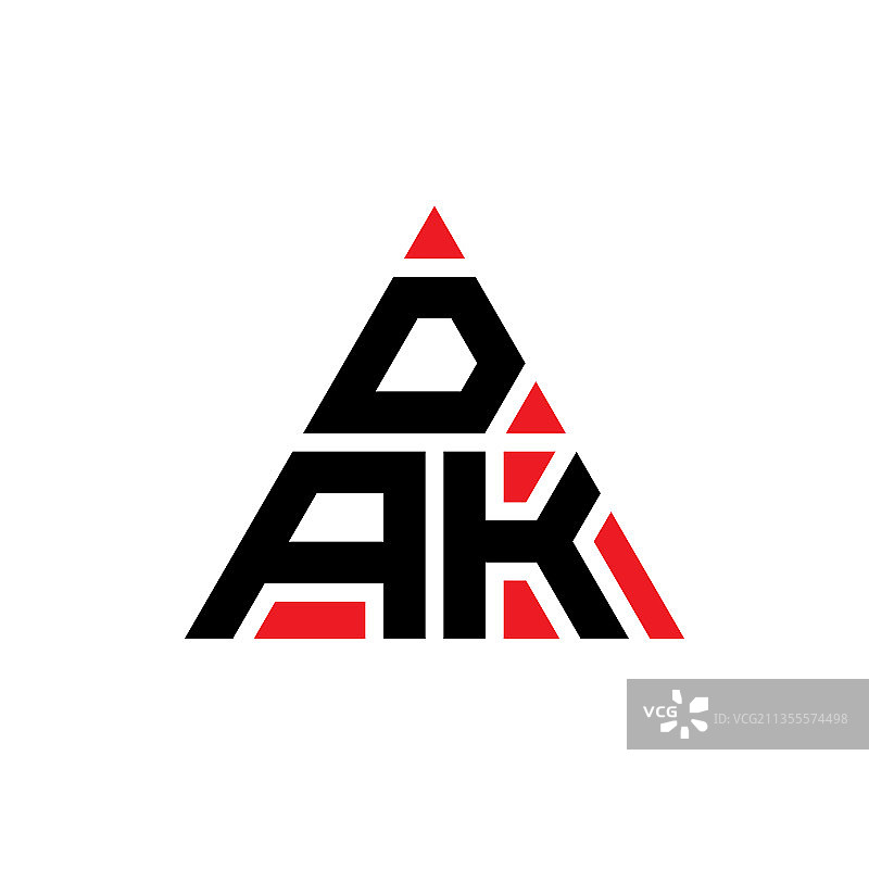 达克三角形字母标志设计用三角形图片素材