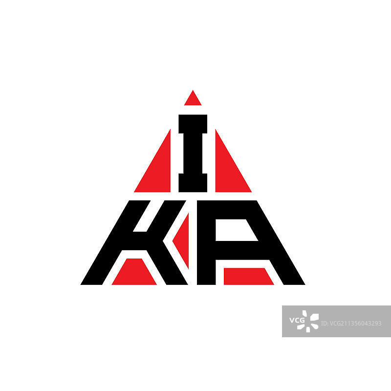 Ika三角形字母标志设计与三角形图片素材