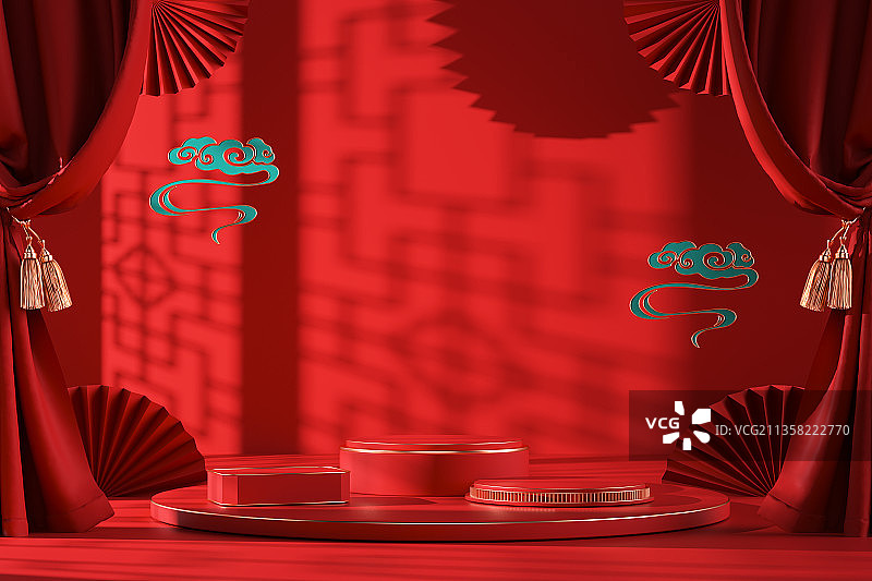 春节，国潮，设计，新年，中国风图片素材