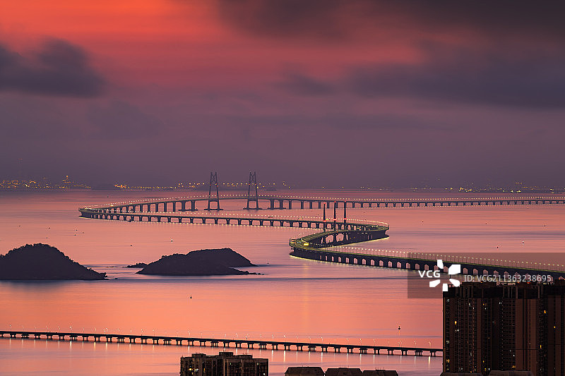 红霞港珠澳大桥图片素材
