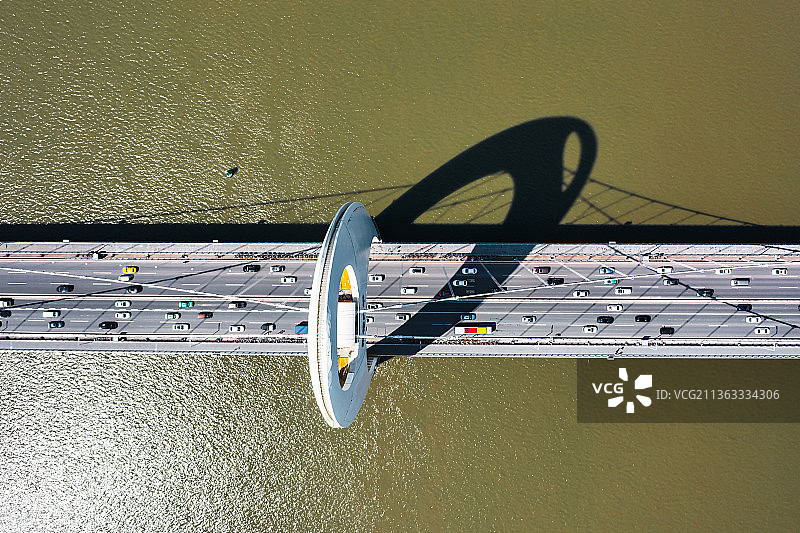 航拍广州猎德大桥图片素材