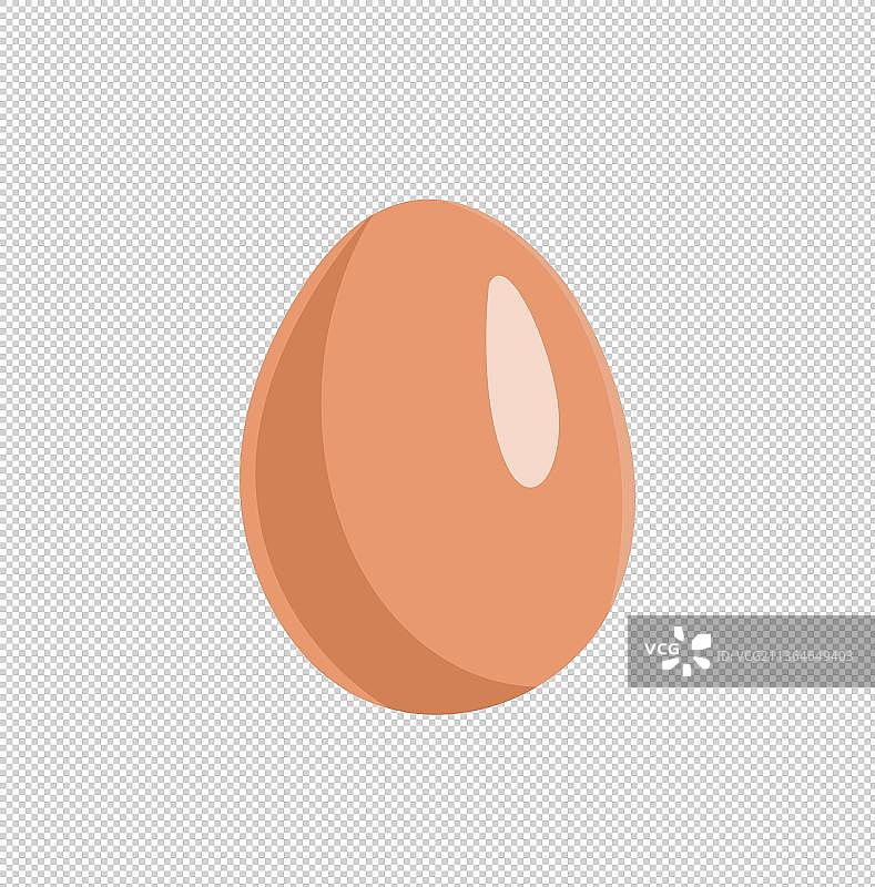 一个鸡蛋特写镜头插画图片素材